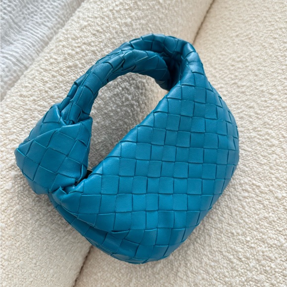 BOTTEGA VENETA Blue mini Jodi Bag - Picture 8 of 13